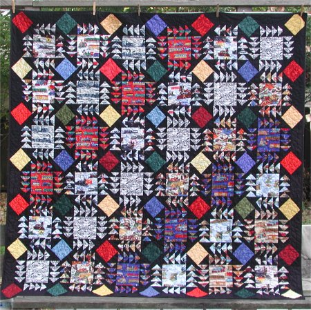 Train Quilt for Mike